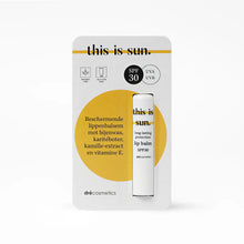 Afbeelding in Gallery-weergave laden, This is sun Lippenbalsem SPF 30
